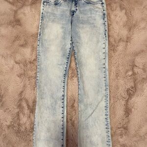 True Religion Light Blue Flare Jeans